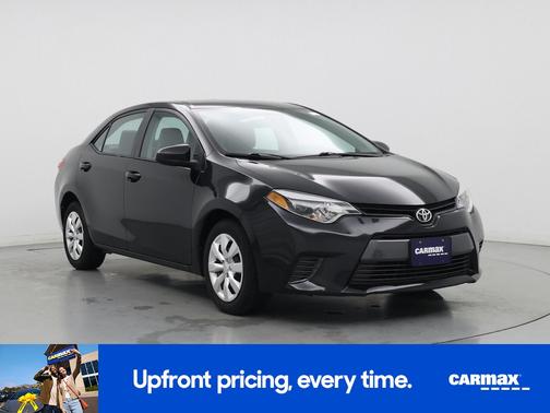 Black 2015 Toyota Corolla LE