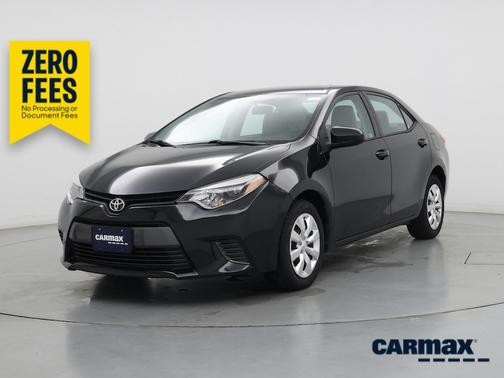 Black 2015 Toyota Corolla LE