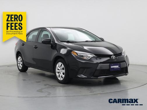 Black 2015 Toyota Corolla LE