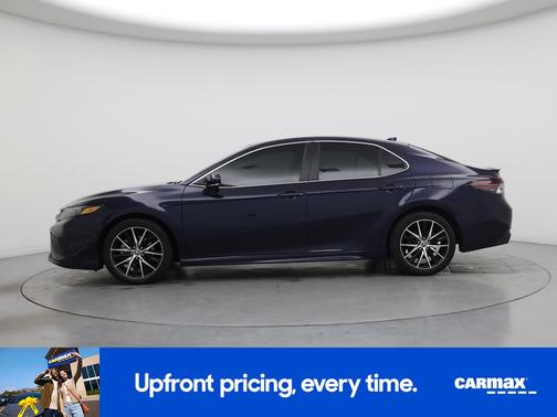 Blue 2022 Toyota Camry SE