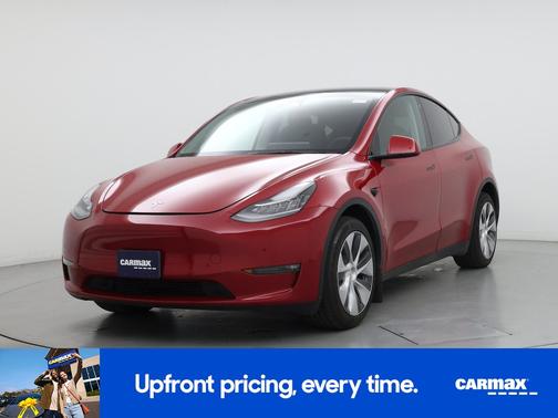 Red 2023 Tesla Model Y Long Range