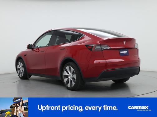 Red 2023 Tesla Model Y Long Range