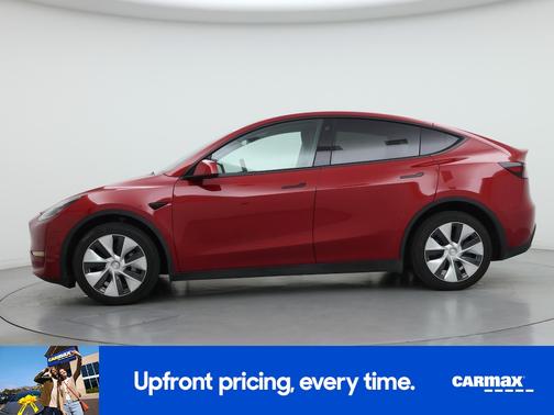 Red 2023 Tesla Model Y Long Range