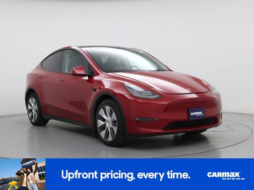 Red 2023 Tesla Model Y Long Range