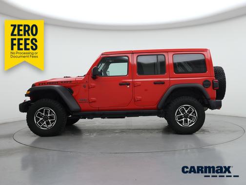 Red 2025 Jeep Wrangler Rubicon
