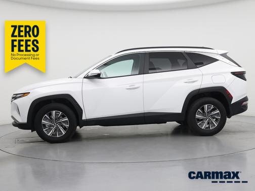 White 2023 Hyundai TUCSON Hybrid Blue