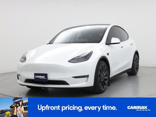 White 2025 Tesla Model Y Performance