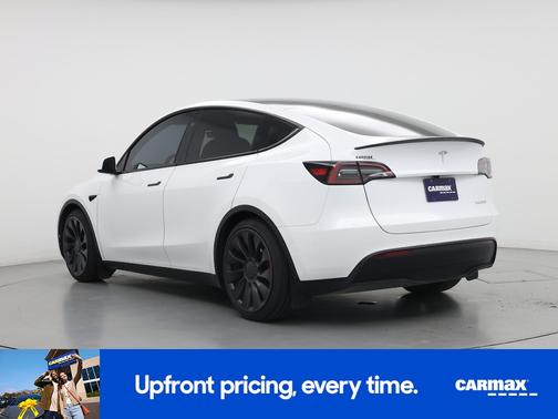 White 2025 Tesla Model Y Performance