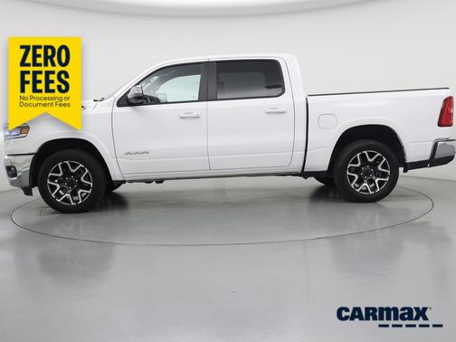 White 2025 RAM 1500 Laramie