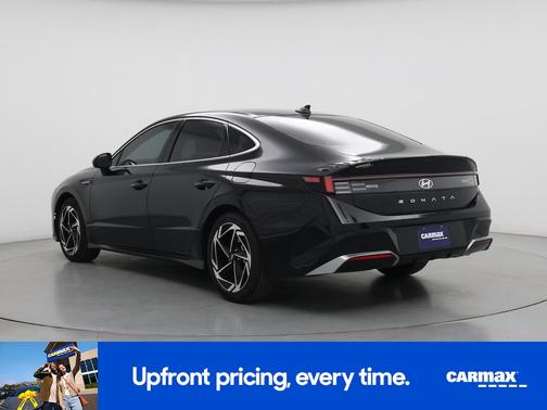 Black 2024 Hyundai SONATA SEL