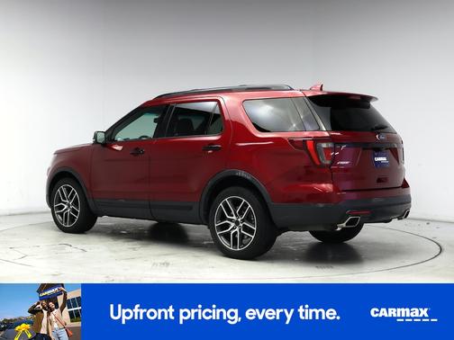 Red 2016 Ford Explorer Sport