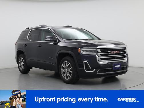 Blue 2021 GMC Acadia SLT