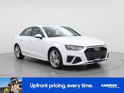 White 2023 Audi A4 S-Line Premium Plus