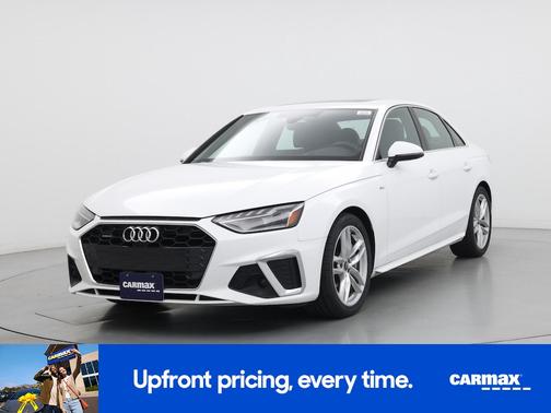 White 2023 Audi A4 S-Line Premium Plus