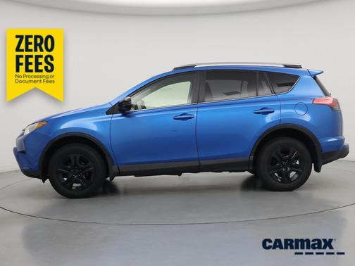 Blue 2017 Toyota RAV4 LE