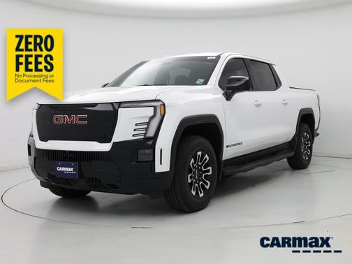 White 2026 GMC Sierra EV Extended Range Elevation