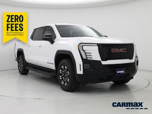White 2026 GMC Sierra EV Extended Range Elevation