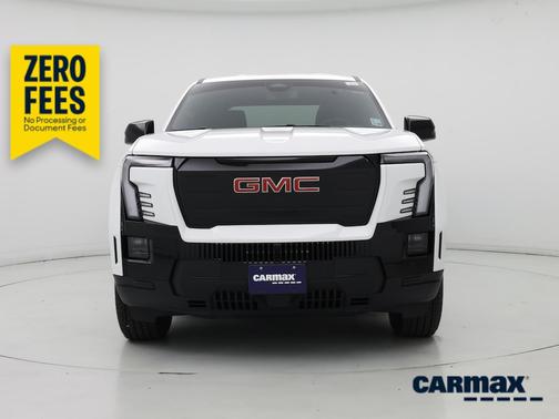 White 2026 GMC Sierra EV Extended Range Elevation