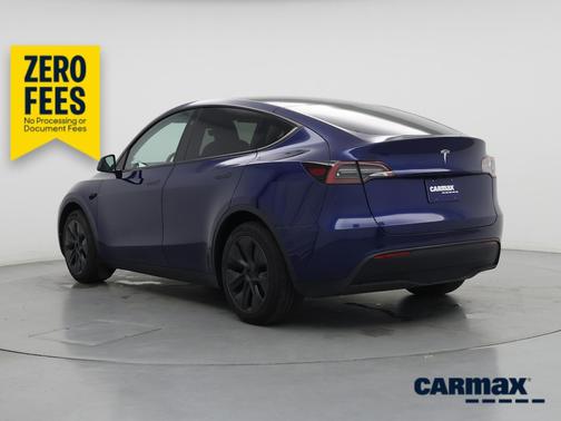 Blue 2025 Tesla Model Y Long Range
