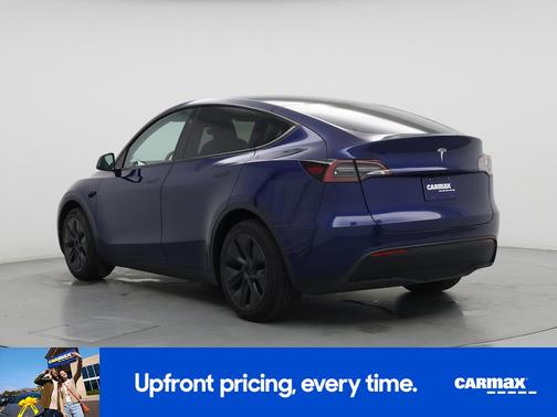 Blue 2025 Tesla Model Y Long Range