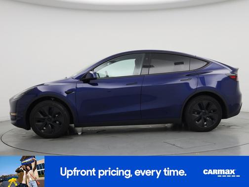 Blue 2025 Tesla Model Y Long Range