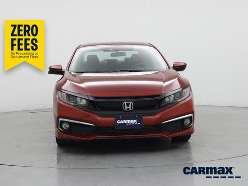 Orange 2019 Honda Civic EX