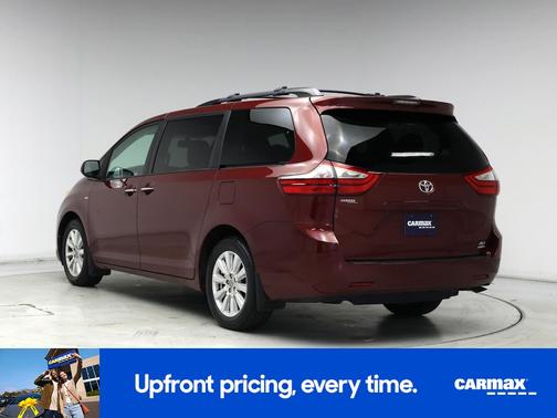 Red 2017 Toyota Sienna XLE