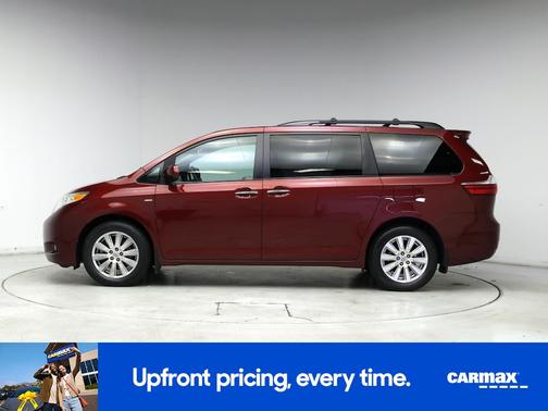 Red 2017 Toyota Sienna XLE