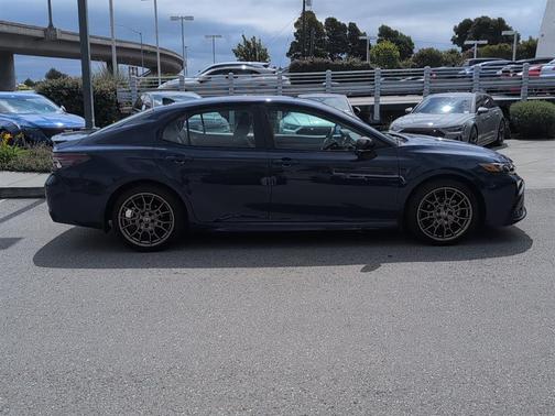 Reservoir Blue 2024 Toyota Camry Hybrid SE