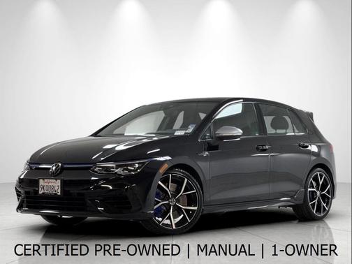 Deep Black Pearl 2024 Volkswagen Golf R 2.0T Manual