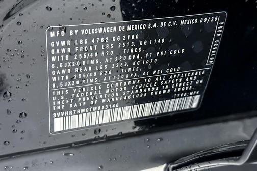 2026 Volkswagen Tiguan 2.0T SE R-Line Black