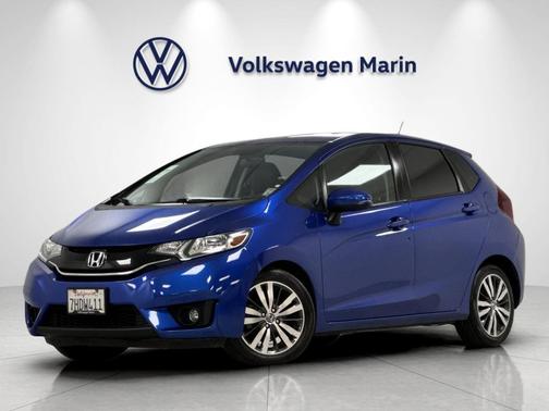 Aegean Blue Metallic 2015 Honda Fit EX