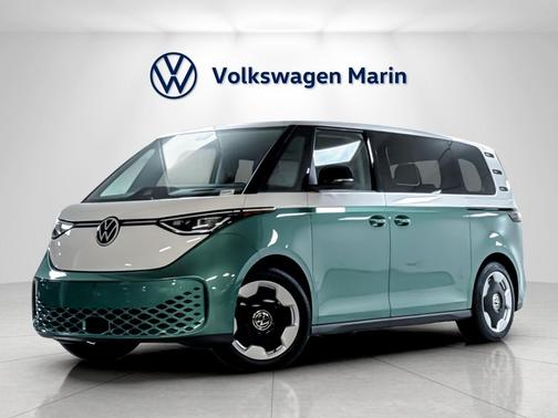 MAHI GREEN W/CANDY WHITE UPPER 2025 Volkswagen ID. Buzz Pro S Plus with 4MOTION