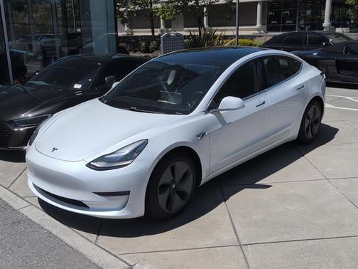 Pearl White Multi-Coat 2020 Tesla Model 3 Standard Range Plus