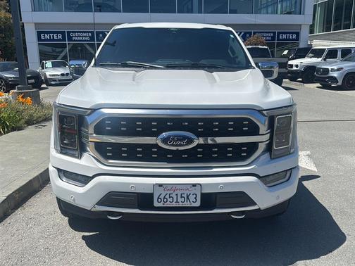 STAR WHITE METALLIC TRICOAT 2021 Ford F-150 Platinum