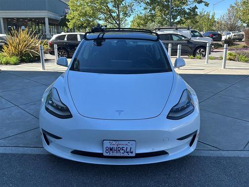 Pearl White Multi-Coat 2019 Tesla Model 3 Long Range