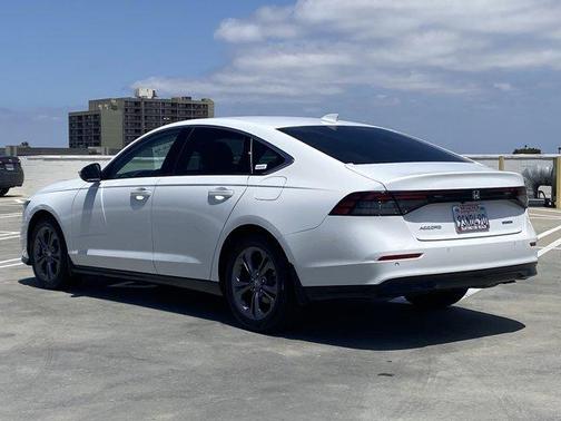 Platinum White Pearl 2024 Honda Accord Hybrid EX-L