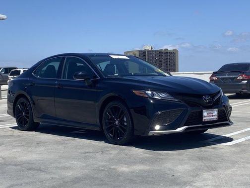 Midnight Black Metallic 2023 Toyota Camry XSE