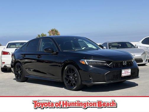 Crystal Black Pearl 2025 Honda Civic Sport