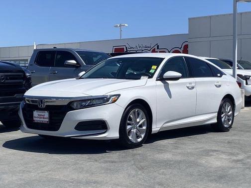 Platinum White Pearl 2020 Honda Accord LX 1.5T