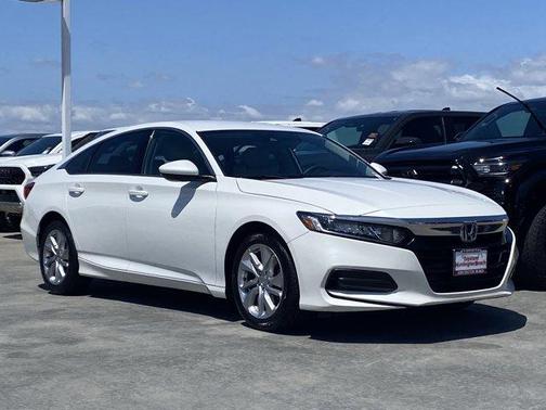 Platinum White Pearl 2020 Honda Accord LX 1.5T