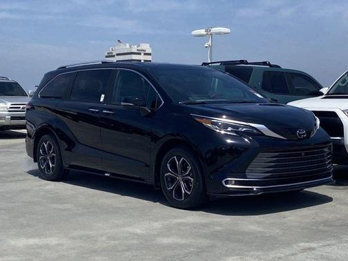 Midnight Black Metallic 2026 Toyota Sienna Platinum 7 Passenger