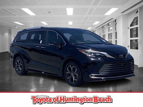 Midnight Black Metallic 2026 Toyota Sienna Platinum 7 Passenger
