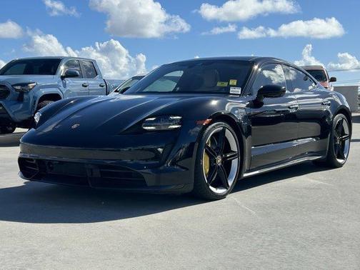 Jet Black Metallic 2020 Porsche Taycan Turbo