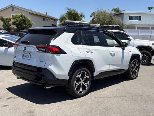 Wind Chill Pearl / Midnight Black Metallic 2023 Toyota RAV4 Prime XSE