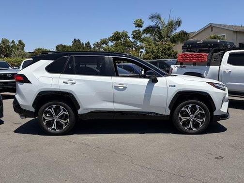 Wind Chill Pearl / Midnight Black Metallic 2023 Toyota RAV4 Prime XSE