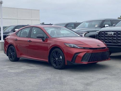 Red 2026 Toyota Camry Nightshade