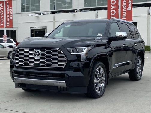 Midnight Black Metallic 2026 Toyota Sequoia Capstone