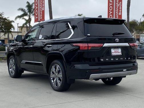 Midnight Black Metallic 2026 Toyota Sequoia Capstone