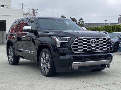 Midnight Black Metallic 2026 Toyota Sequoia Capstone
